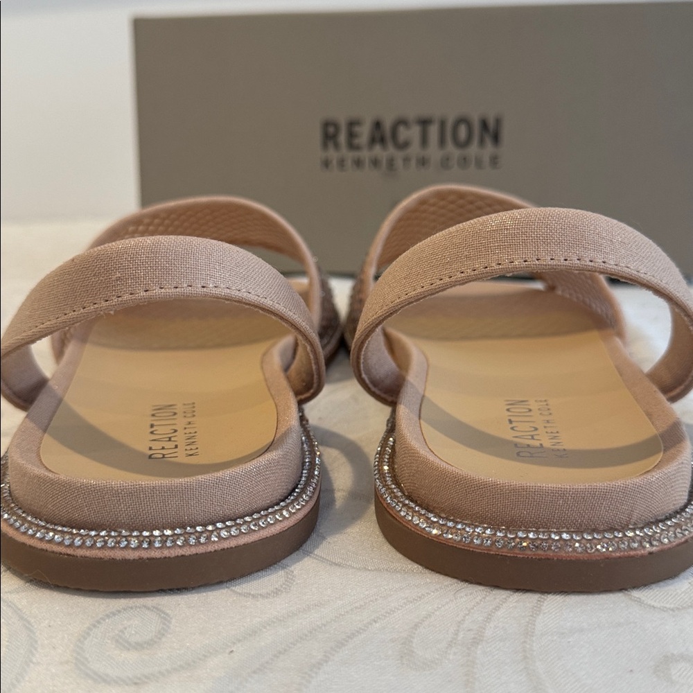 Reaction Kenneth Cole Saavi Rhinestone Mesh Sandal. Ladies 8.5 - Picture 11 of 15